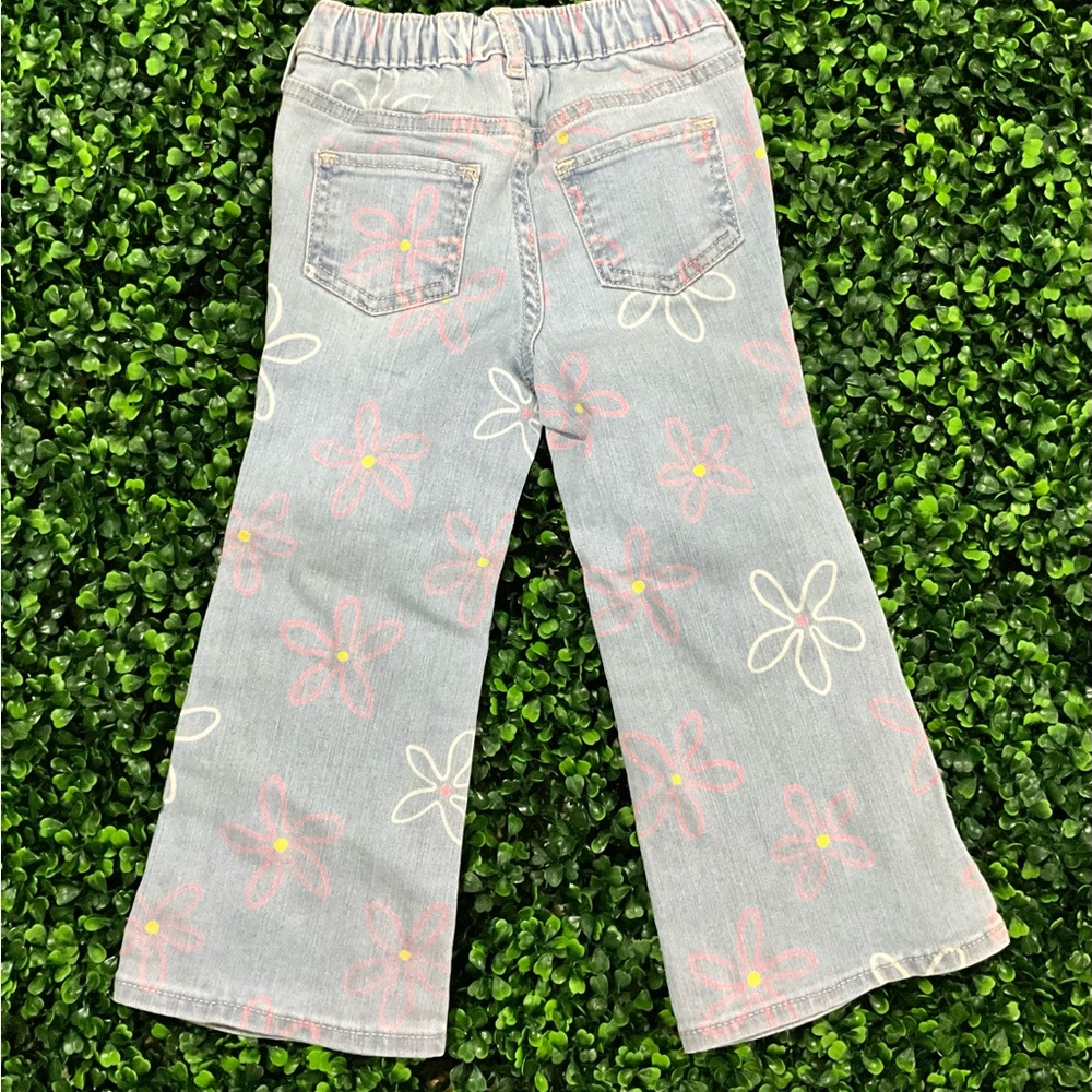 GAP Kids Light Blue Floral Jeans - Picture 2 of 2
